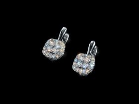 Серьги из белого золота э4712сг11174400