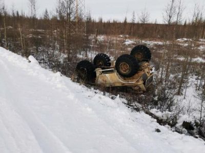 В Мирнинском районе в результате ДТП погиб водитель вездехода