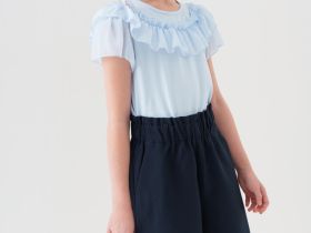 Шорты из ткани Non iron для девочки