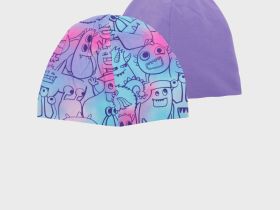 Шапка трикотажная для девочек, 2 шт в комплекте