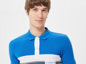 Мужское поло Lacoste приталенного кроя