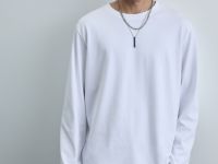 Белый базовый лонгслив из плотного хлопка Глория Джинс