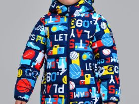 Куртка текстильная с полиуретановым покрытием для мальчиков