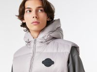 Мужская стёганая жилетка Lacoste с капюшоном