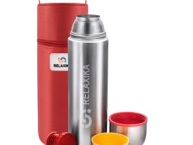 Термос Relaxika 102 (2 чашки + термочехол)