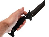 Складной нож Obertech ns-02 Tanto, сталь VG-10, рукоять G10, черный