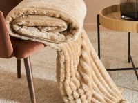 Плед Righe, бежевый