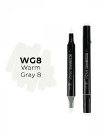 Маркер двухсторонний на спиртовой основе Sketchmarker Brush Цвет Теплый серый 8