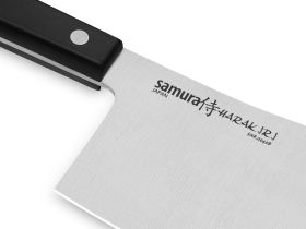 Нож-топорик кухонный для мяса Samura "HARAKIRI" (SHR-0040B) 180 мм, сталь AUS-8, рукоять ABS пластик, чёрный