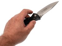 Складной нож Microtech Socom Elite 160-10, сталь M390, рукоять черный алюминий