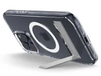 Чехол-накладка Protective Case Magsafe для iPhone 15 пластиковый с подставкой (прозрачный)