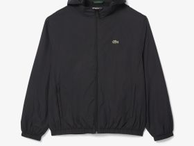 Мужская водоотталкивающая спортивная куртка Lacoste с капюшоном