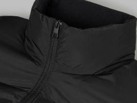 Стеганый пуховик с натуральным пухом