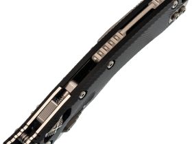 Складной нож Microtech Amphibian, сталь М390 с покрытием, рукоять алюминий, черный