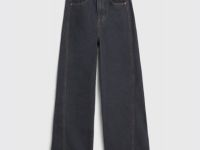 Объёмные джинсы Baggy для девочек, Коричневый