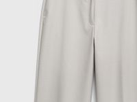 Широкие брюки из поливискозы, Бежевый