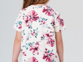 Фуфайка трикотажная для девочек (футболка)