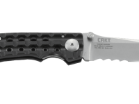 Складной нож CRKT R1804 Ruger® Knives Go-N-Heavy™, сталь 8Cr13MOV Stonewashed Combo Blade, рукоять алюминий