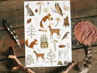 Стикеры Дворникова А. "У лесного домика"