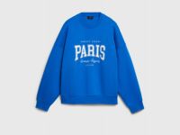 Свитшот с принтом, Синий