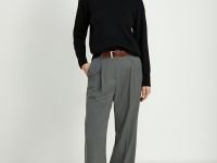 Трикотажный женский джемпер с длинным рукавом