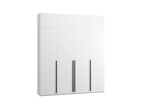Распашной шкаф Кимбол 4.1-240x280 Белый