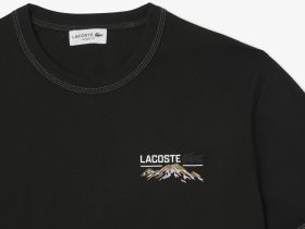 Мужская футболка Lacoste классического кроя из органического хлопка
