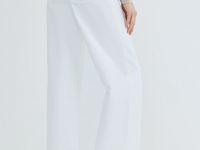 Широкие джинсы Wide leg с высокой посадкой, Белый