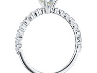 Кольцо из белого золота с бриллиантами э4701кц02210951