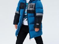 Пальто текстильное с полиуретановым покрытием для мальчиков