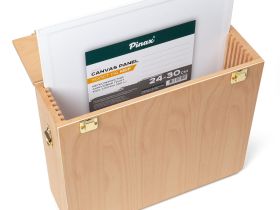 Кассетница для этюдов CC-2430 на 8 холстов на картоне 24х30 см, бук