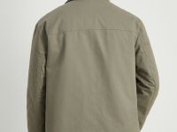 Утепленная куртка с вельветовым воротником