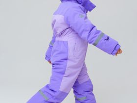 Комбинезон текстильный с полиуретановым покрытием для девочек