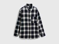 Рубашка в клетку, Черный