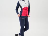 Тренировочная куртка Nordski Advance White/Pink/Blueberry W