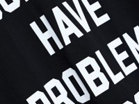 Футболка с принтом для девочек, Черный