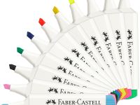 Маркер перманентный для ткани Faber-Castell "Textile" 1-5 мм, желтый