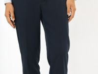 Брюки с эластичным поясом, Синий