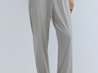 Брюки Baggy из искусственной замши, Серый