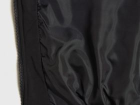 Утеплённый бомбер для мальчиков, Черный