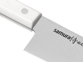 Набор из 3 кухонных ножей Samura Harakiri  "Поварская тройка", сталь AUS-8, рукоять ABS-пластик, белый