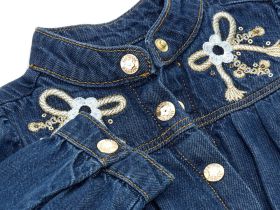 Куртка джинсовая для маленькой девочки