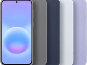 Чехол Samsung Silicone Case Galaxy A57 синий