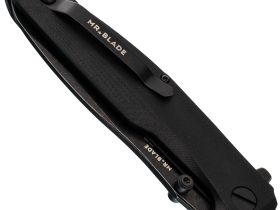 Складной нож Mr.Blade Convair Gen.2 blackwash сталь D2, рукоять Black G10