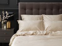 Постельное белье Ecru, страйп-сатин 40156