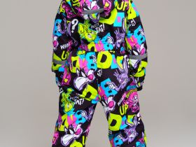 Комбинезон текстильный с полиуретановым покрытием для девочек