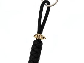 Бронзовая бусина "Голова Грогу" с темляком