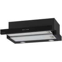 Телескопическая вытяжка KRONA KAMILLA TK 600 BLACK (1 мотор)