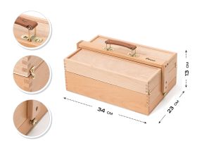 Ящик художника Pinax SB-7 с пеналом для кистей и красок, бук