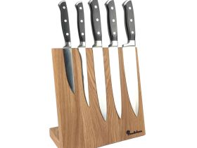 Подставка для ножей магнитная Woodinhome KS002LSON, дуб